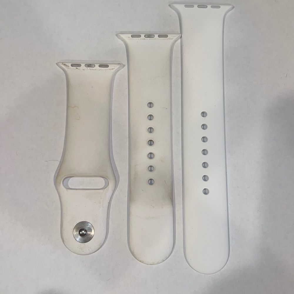 Apple Watch band silicone white 42mm s/m and m/l